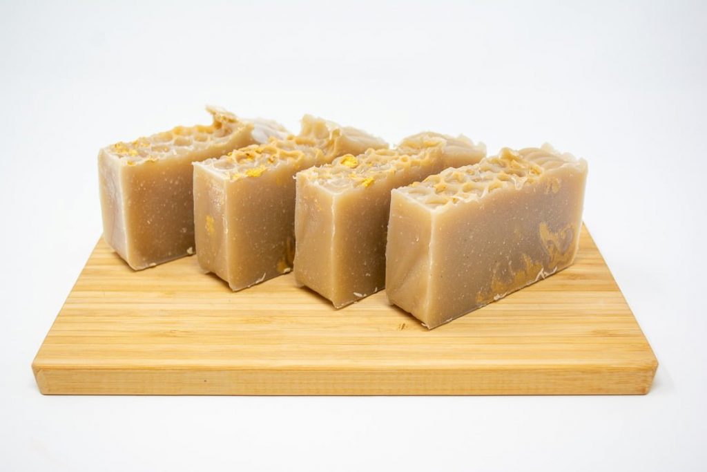 4 soap bars of handmade goats milks and honey soap | Mike's Extraordinary Soap bar