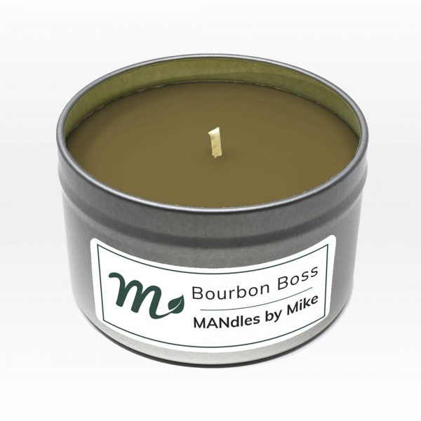 Handmade Bourbon Boss candle