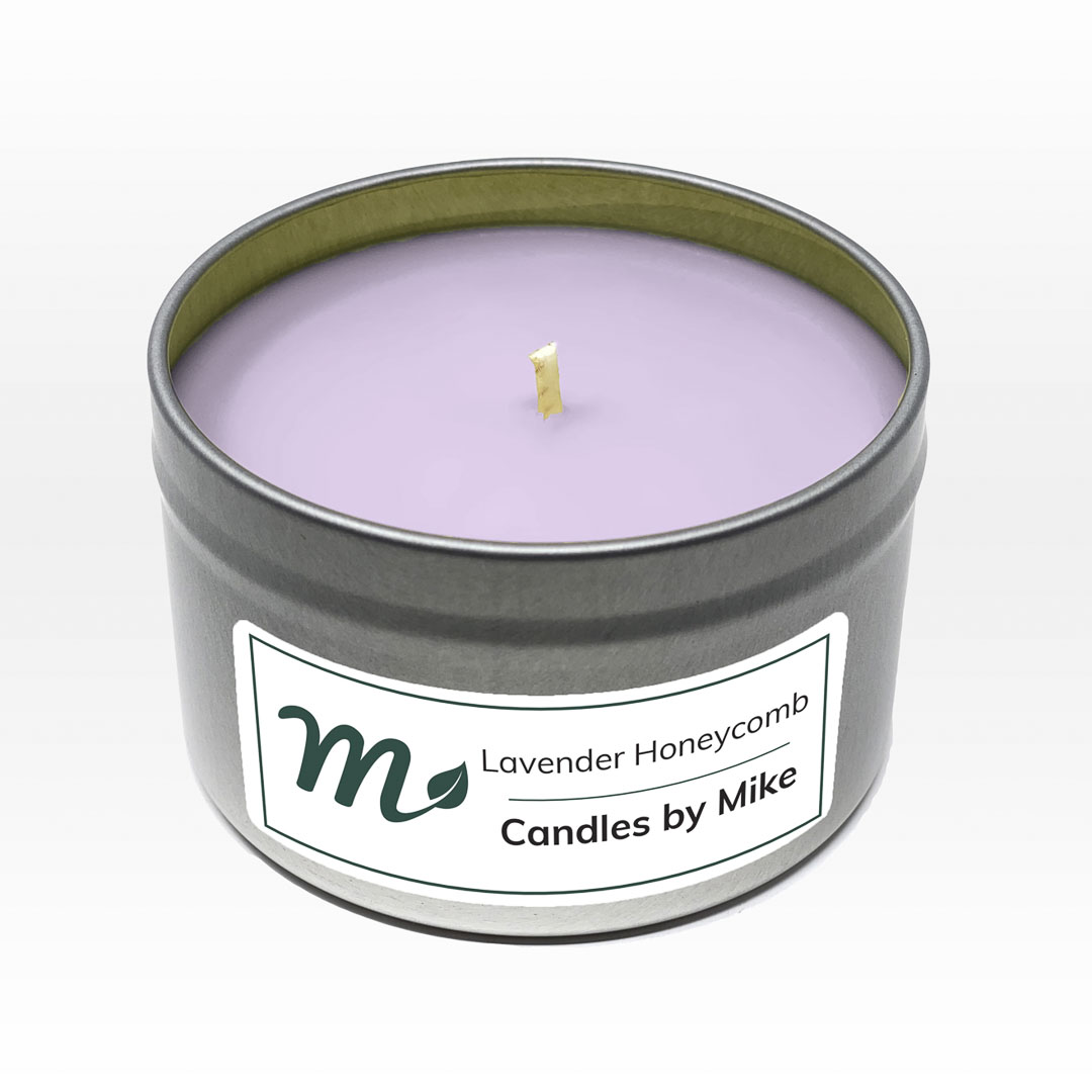 Lavender Honeycomb Candle